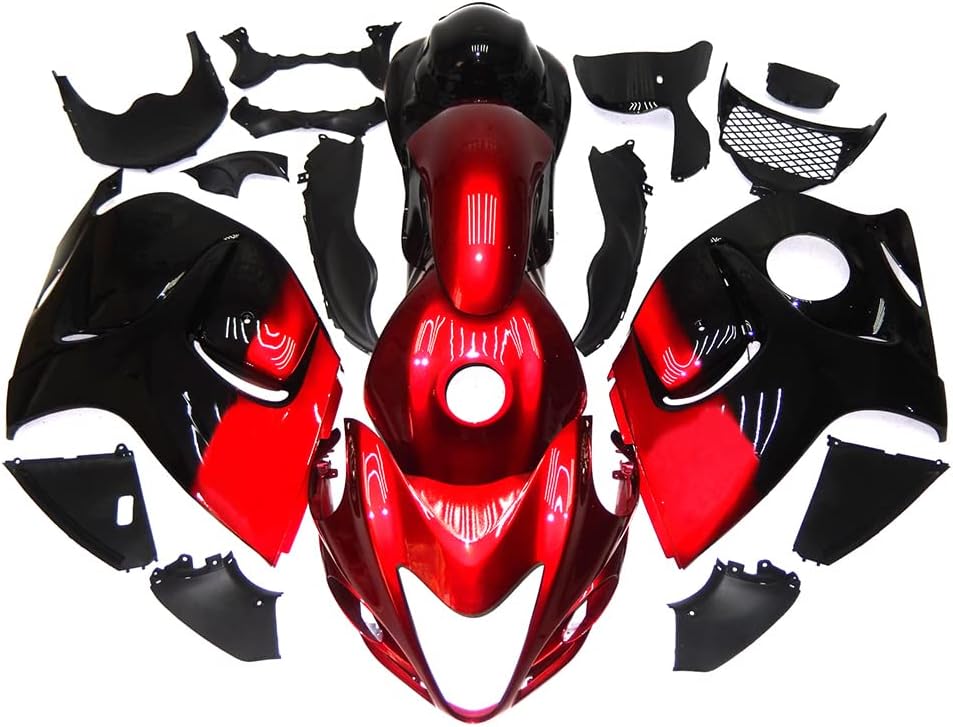 Red Black ABS Plastics Fairing Kit for Suzuki GSXR1300 Hayabusa 2008-2025 10 11 12 13 14 15 16 17 18 19 20 21 22 23 24 GSXR 1300 08-25 Injection Fairings Motorcycle Body Kit Body Frame Bodywork