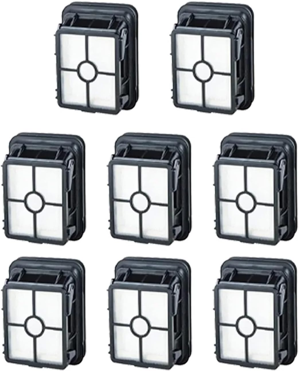 Compatible With Bissell Crosswave Hydrosteam 3528N 35151 3515 35152 3513 3518 B0440. Accessories Spare Parts Replacements Roller Brush Filter(8Filters)