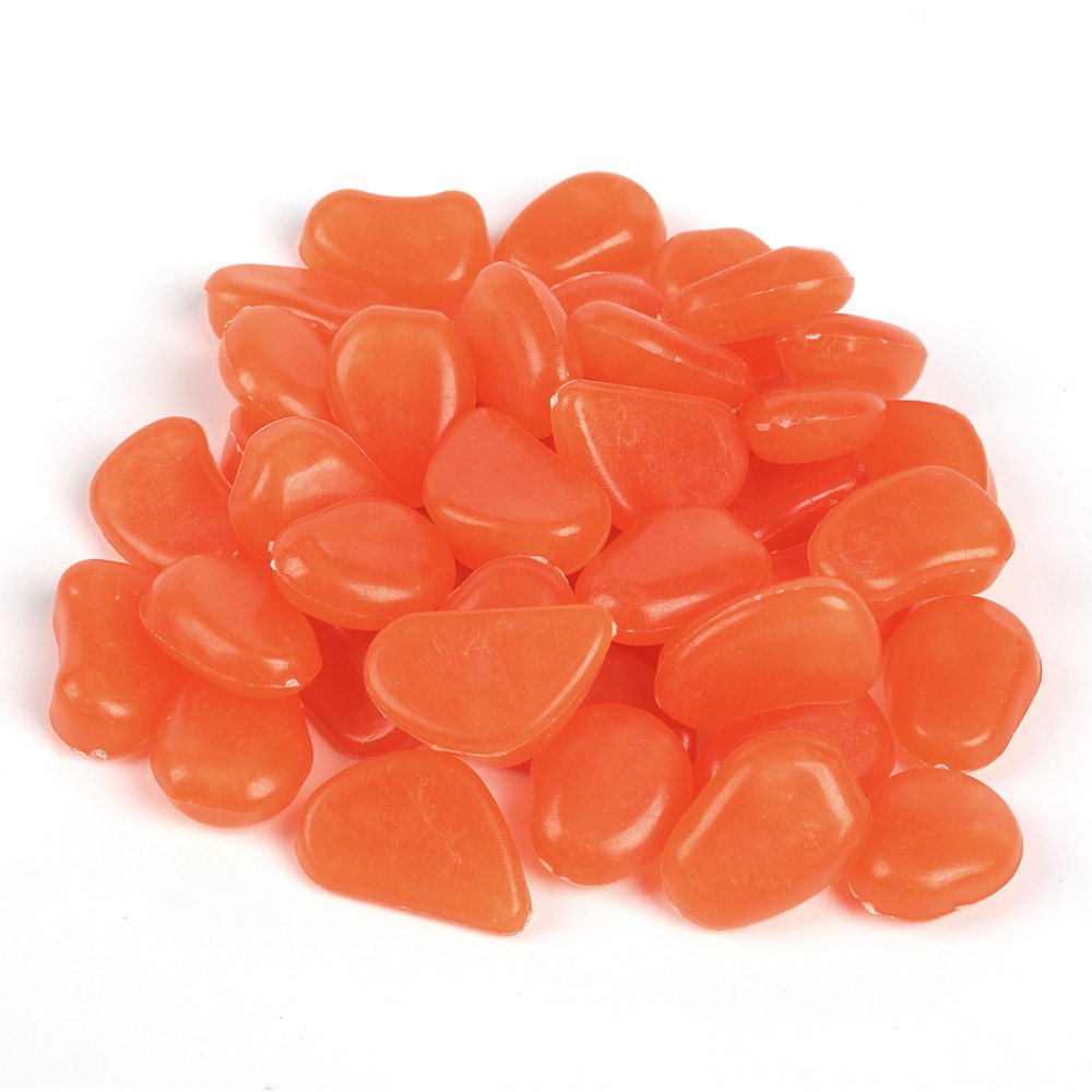 Shiny Stone 100pcs Glow in The Dark Fish Tank Aquarium Gravel,Rocks, Glowing Pebbles Luminous Stones for Aquarium Succulent Garden Gift Decoration,