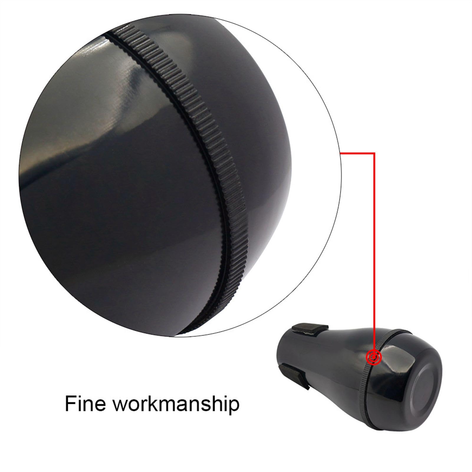 Trombone Muette, Abs Léger Abs Trombone Pratique Muette Trombone Sroiteuse Tasse D'amortisseur Sourdine Pratique Silencieuse pour Alto et Ténor (BLACK)