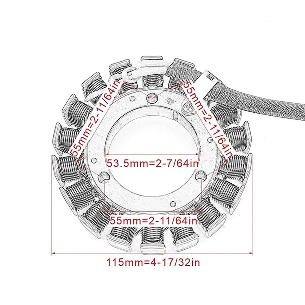 Stator węgielny 0180-032000 – zwitnik miedziany 12V