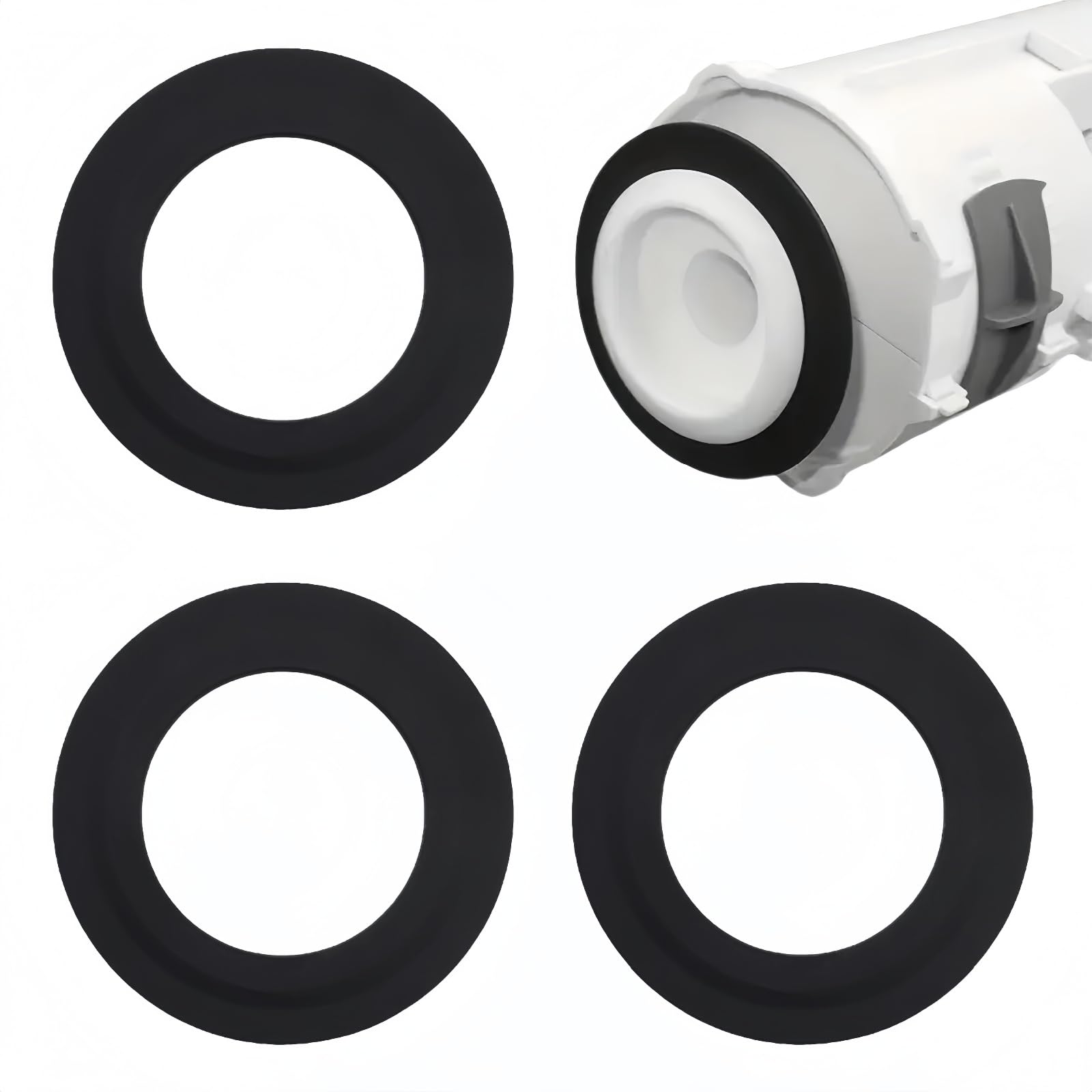 3pcs Replacement Toilet Flush Valve Rubber Seal Washer,Toilet Seal,Flush Valve Gasket for Siamp T-oilet Flush Valves 49 and 50,Leaking T-oilet Repair,to-ilet Cistern F-Lush Parts,to-ilet F-Lush