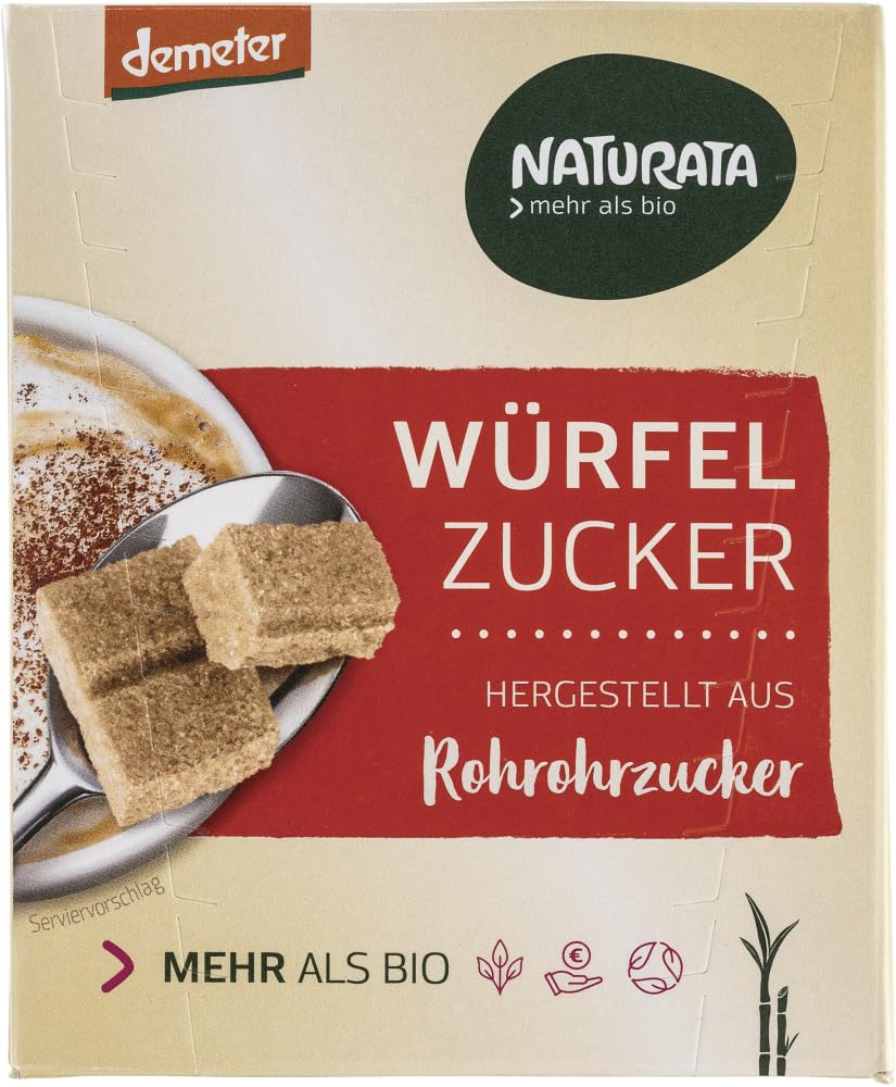 Würfelzucker aus Rohrohrzucker 6 x 500 g