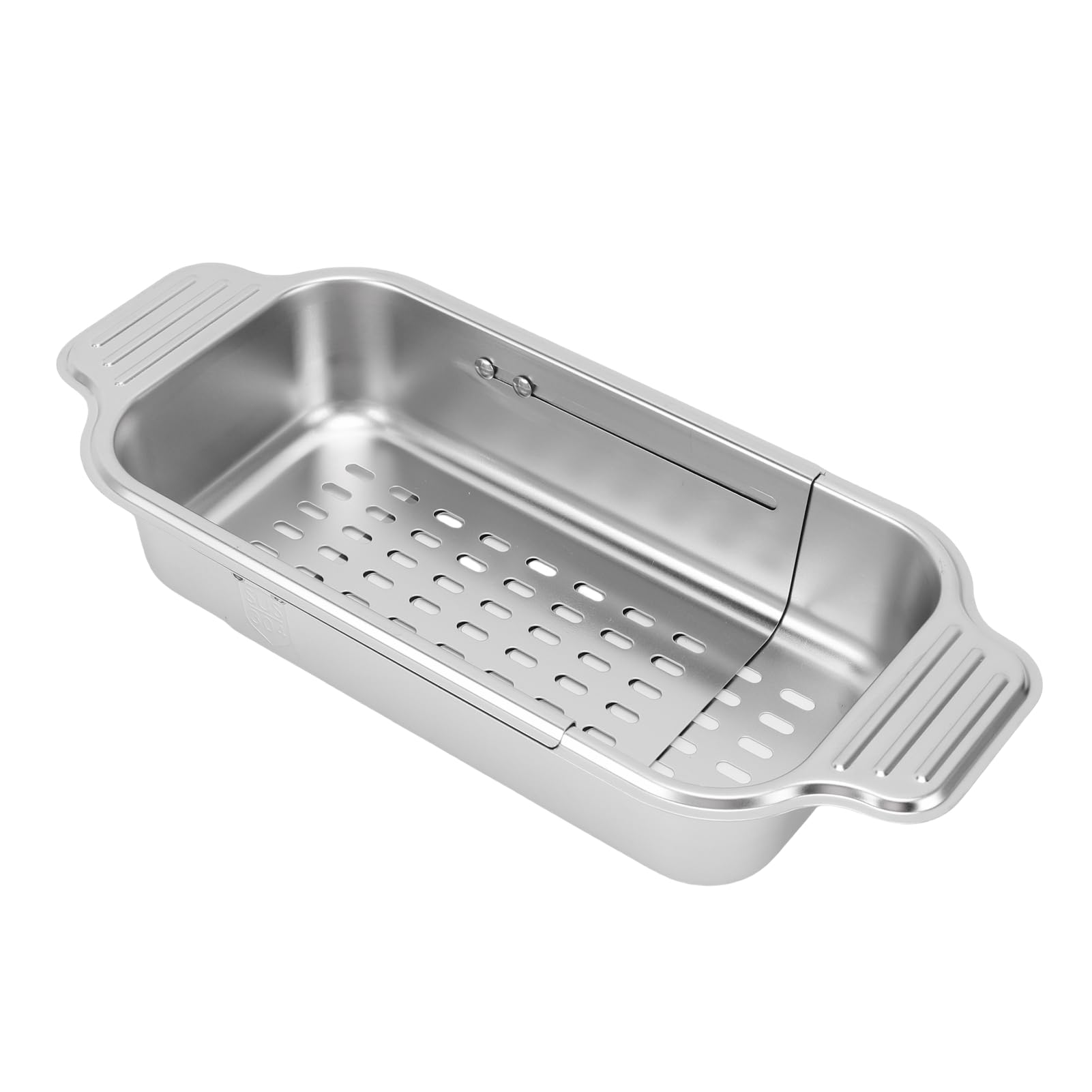 Sieb aus Edelstahl für die Spüle, ausziehbares Küchensieb mit Griffen zum Waschen von Obst und Gemüse, platzsparend, leicht zu reinigen, ideal für die Zubereitung von Mahlzeiten