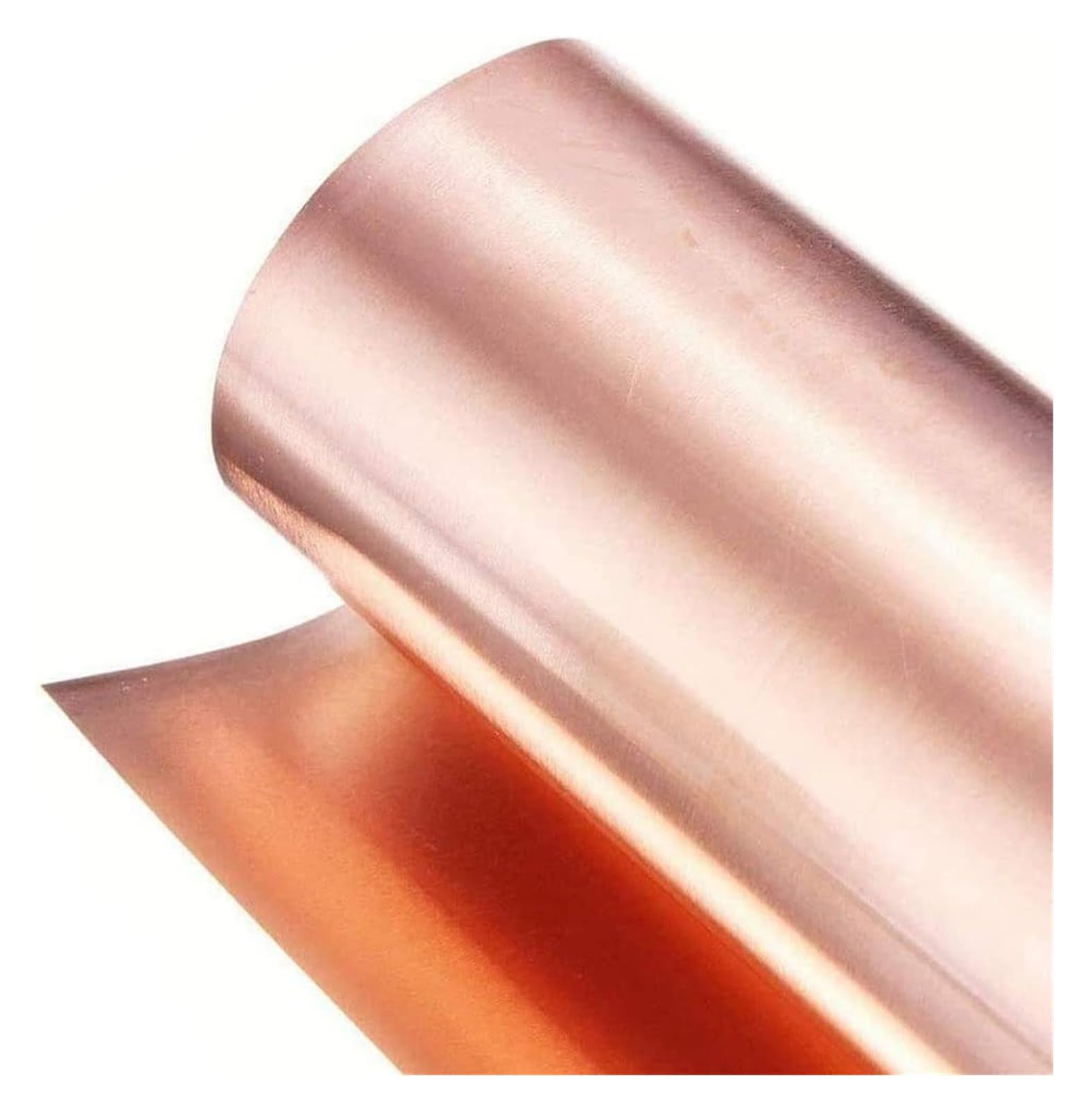 Nastro di Rame, Nastro in Lamina di Rame Puro, Foglio 1000 mm x 100 mm, Spessore 0,1-1 mm(Thickness 0.4mm)