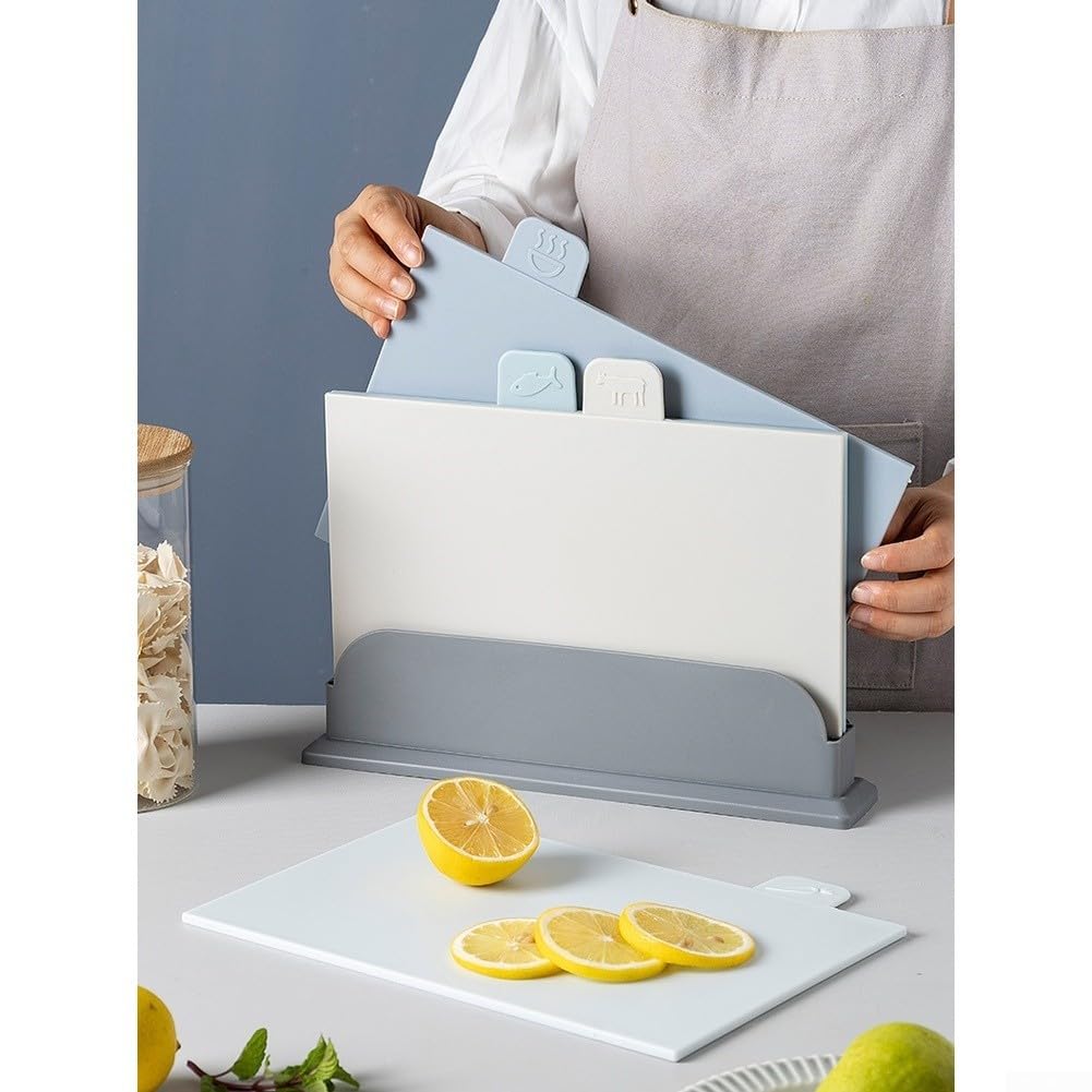 Set di 4 taglieri in plastica PP antiscivolo