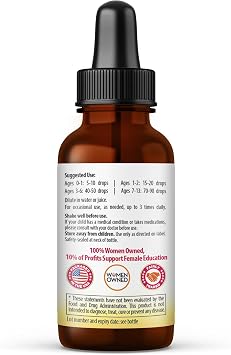Herbal Goodness Kids Magnesium Glycinate + Citrate, Calm and Sleep Drops