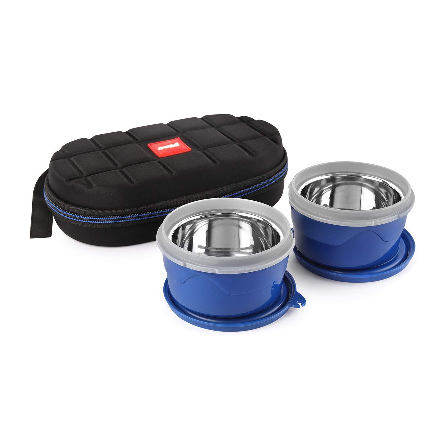 CELLO MF Micro Insulated Lunch Box | Stainless Steel Inner | 2 Container with Jacket | Lunch Pack for Office & School, College Use | 2 Units | Blue (B07TGKBBVR) Amazon Price History, Amazon Price Tracker