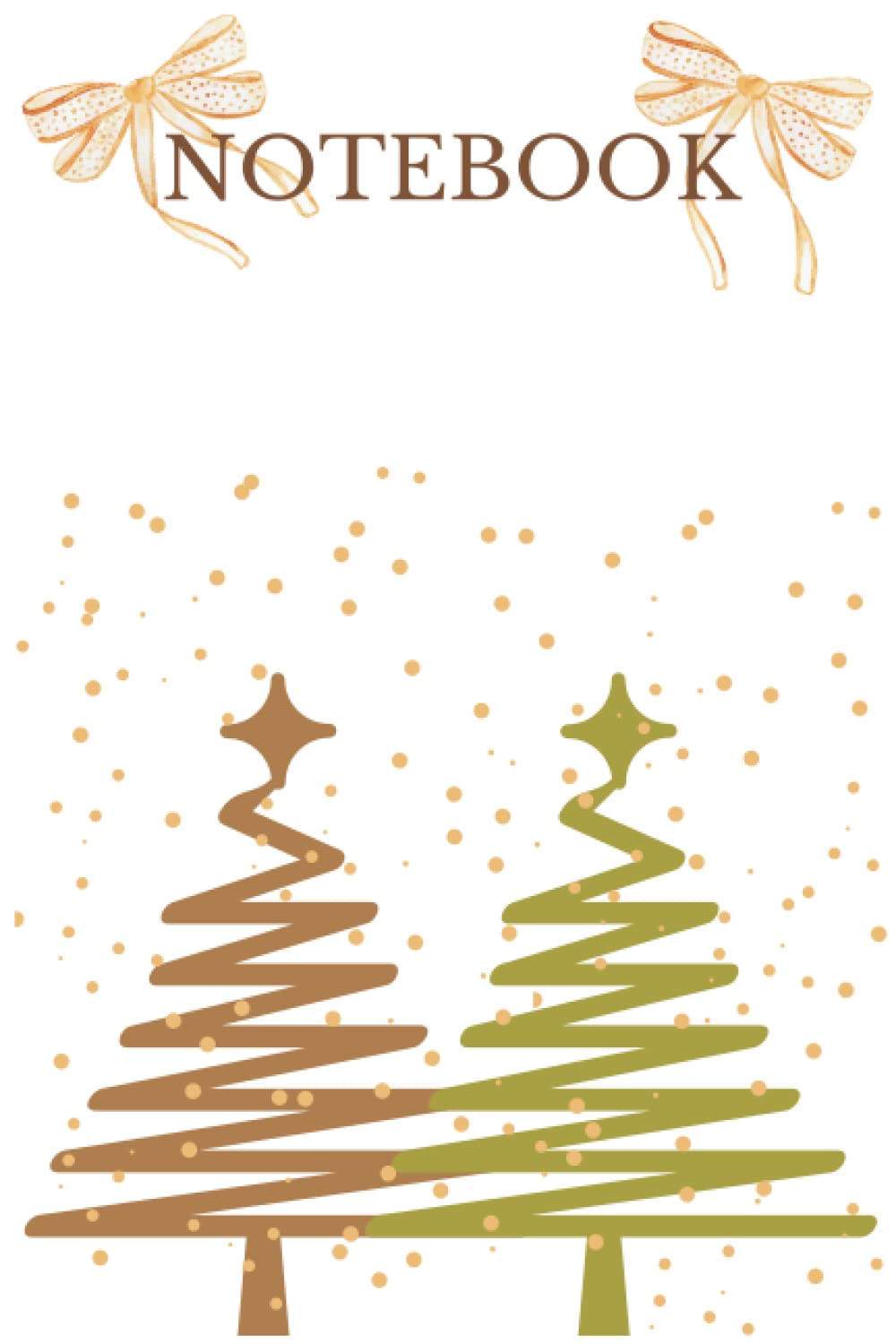Notebook: Christmas Theme Journal Pages Book