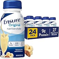 Vista 1 de Ensure Batido nutricional original de nuez de plátano Batido de reemplazo de comidas Paquete de 24