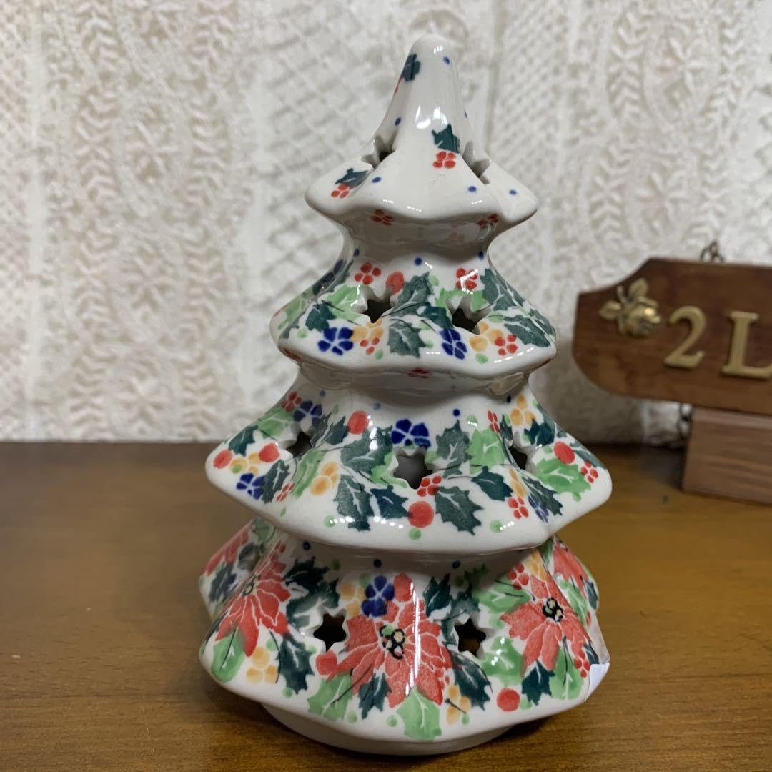 Amazon.co.jp: ポーリッシュポタリ キャンドル クリスマスツリー