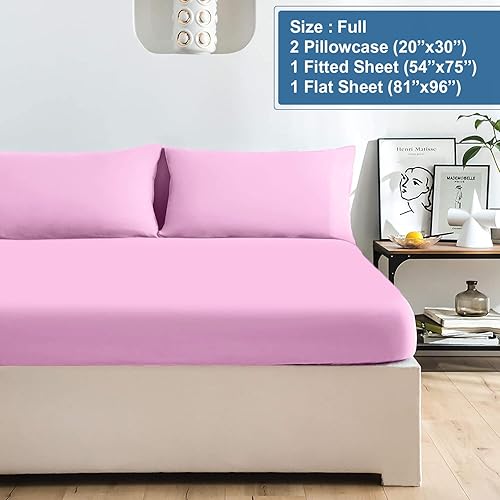 Miniatura 3 de DAN RIVER Juego de sábanas de jersey tamaño matrimonial, sábanas de lujo 100% algodón jaspeado, sábanas de camiseta, ropa de cama para todas las