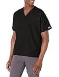 Cherokee Scrubs for Women and Men Unisex V-Neck Tunic Nursing Scrub Top with Chest Pocket, Tuckable Durable Fabric – 4777