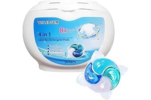 KMI CHOU 4-in-1 Concentrated Laundry Detergent Pods (50 Pods)