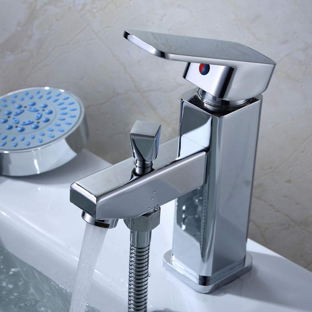 robinet lavabo robinets de cuisine de lavabos Robinet Évier robinet salle bain monotrou robinet eau chaude et froide lavabo salle de bain avec douche mitigeur multifonctionnel