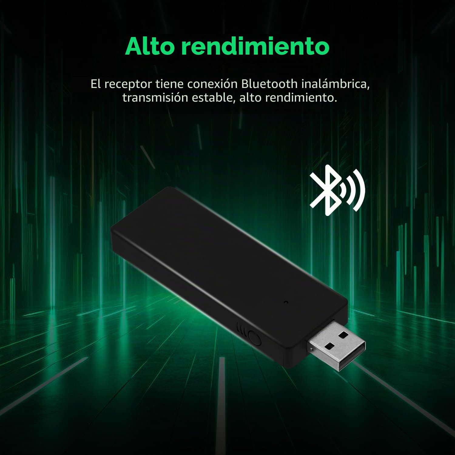 Mcbazel Adaptador Inalámbrico Xbox One para PC/Windows 7/8/8.1/10/11, Receptor USB Compatible con Mandos Xbox One/S/X/Elite/Elite 2/Series S/X