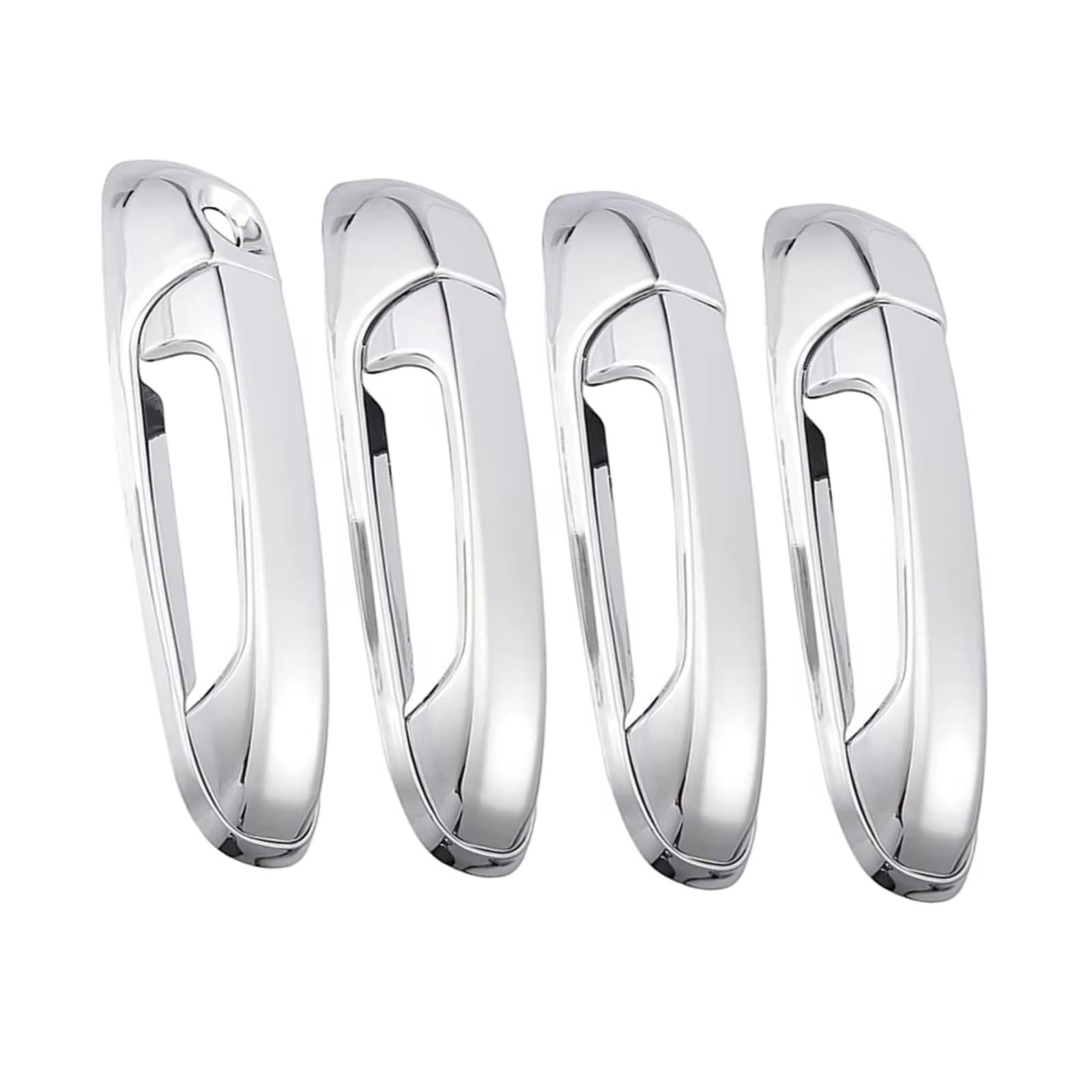 Qdzvalumv One Color Car Door Handles Cover Shell Compatible With Jeep For Grand For Cherokee 1999-2004 For Liberty 2002-2007 Car Exterior Door Handle Cover Trim Protector Set