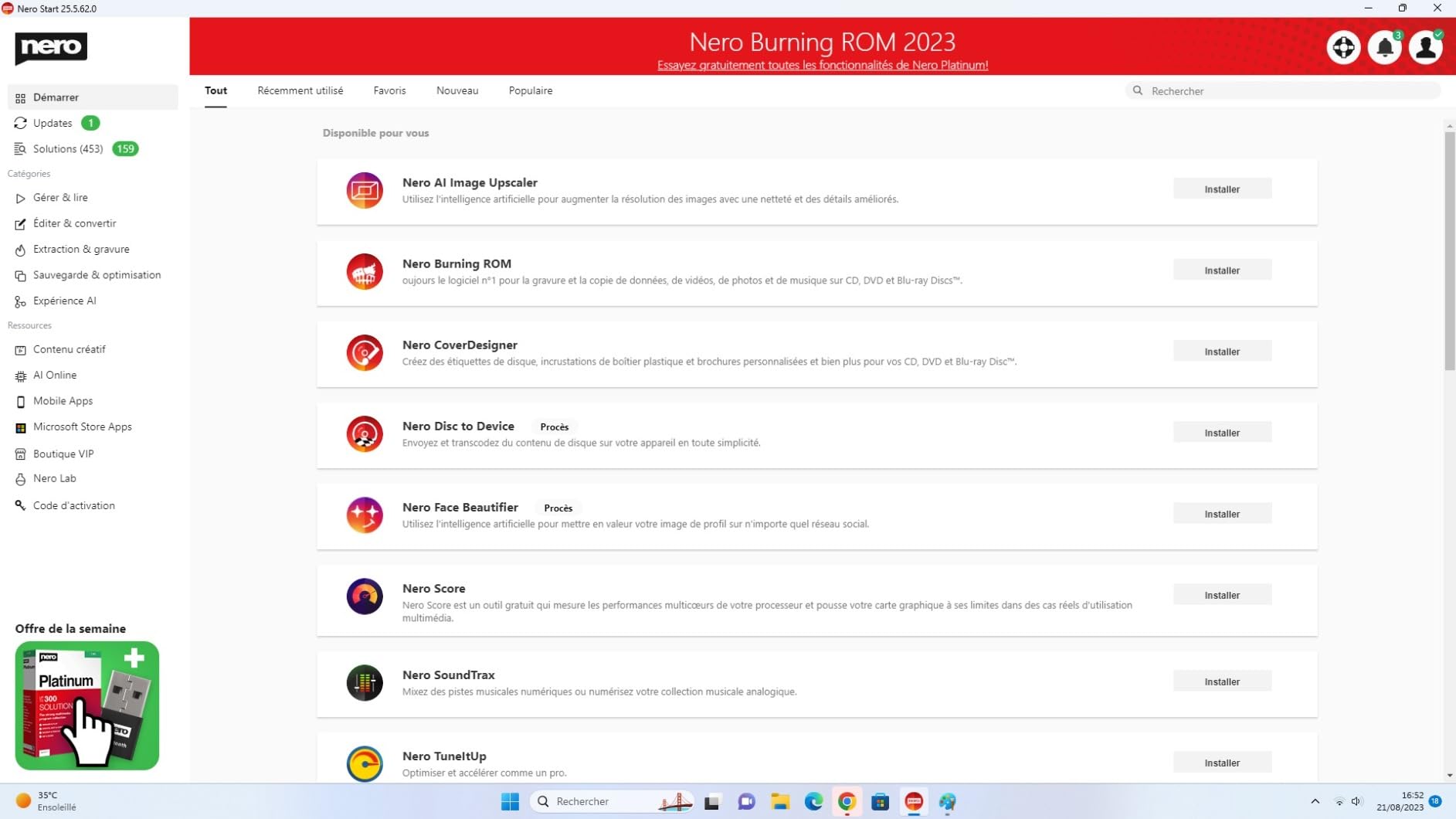 Nero Logiciel de gravure de CD, DVD I La solution ultime pour graver