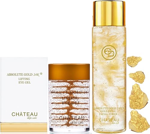 Absolute Gold 24K GOLD TONER FACIAL TONER - GEL DE OJOS LIFTING (2 unidades) ORO DE 24 KATS/COLÁGENO/ÁCIDO HIALURÓNICO. Para todo tipo de piel.