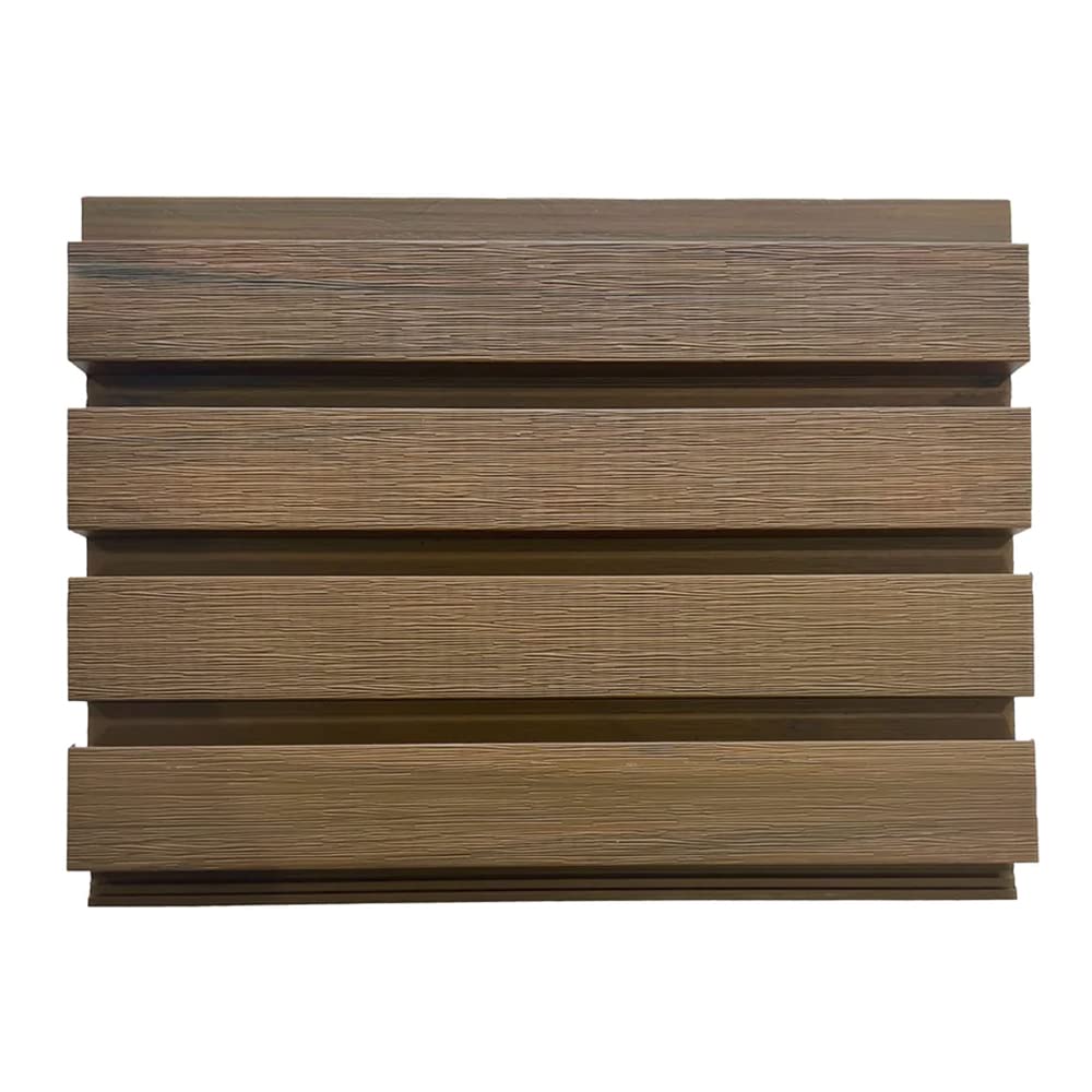 Tuda Grass Direct Composite Slatted Square Cladding Board - GOLDEN OAK - 3.6metres x 219mm x 26mm