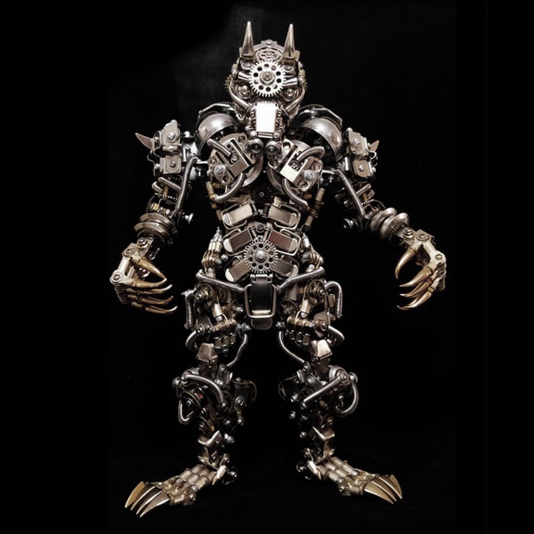 3D Metall Puzzle Erwachsene, 3D Metall Puzzle Werwolf Modell, DIY Mechanische Steampunk Werwolf, Surreale Mechanische Tiere, Desktop Deko, 2000+ Teile