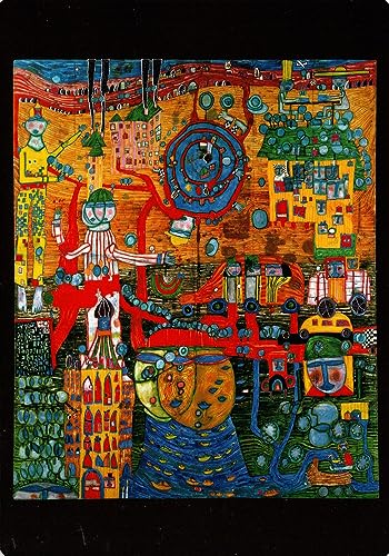 Kunstkarte Hundertwasser Das 30 Tage Fax Bild