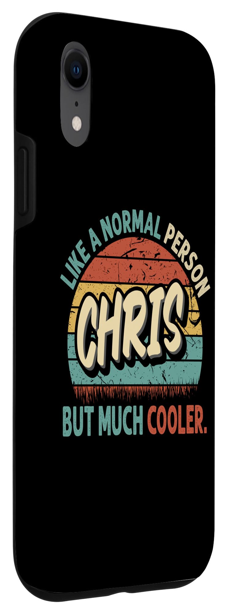 iPhone XR CHRIS Like A Normal Person But Much Cooler Vintage Case - Image 3