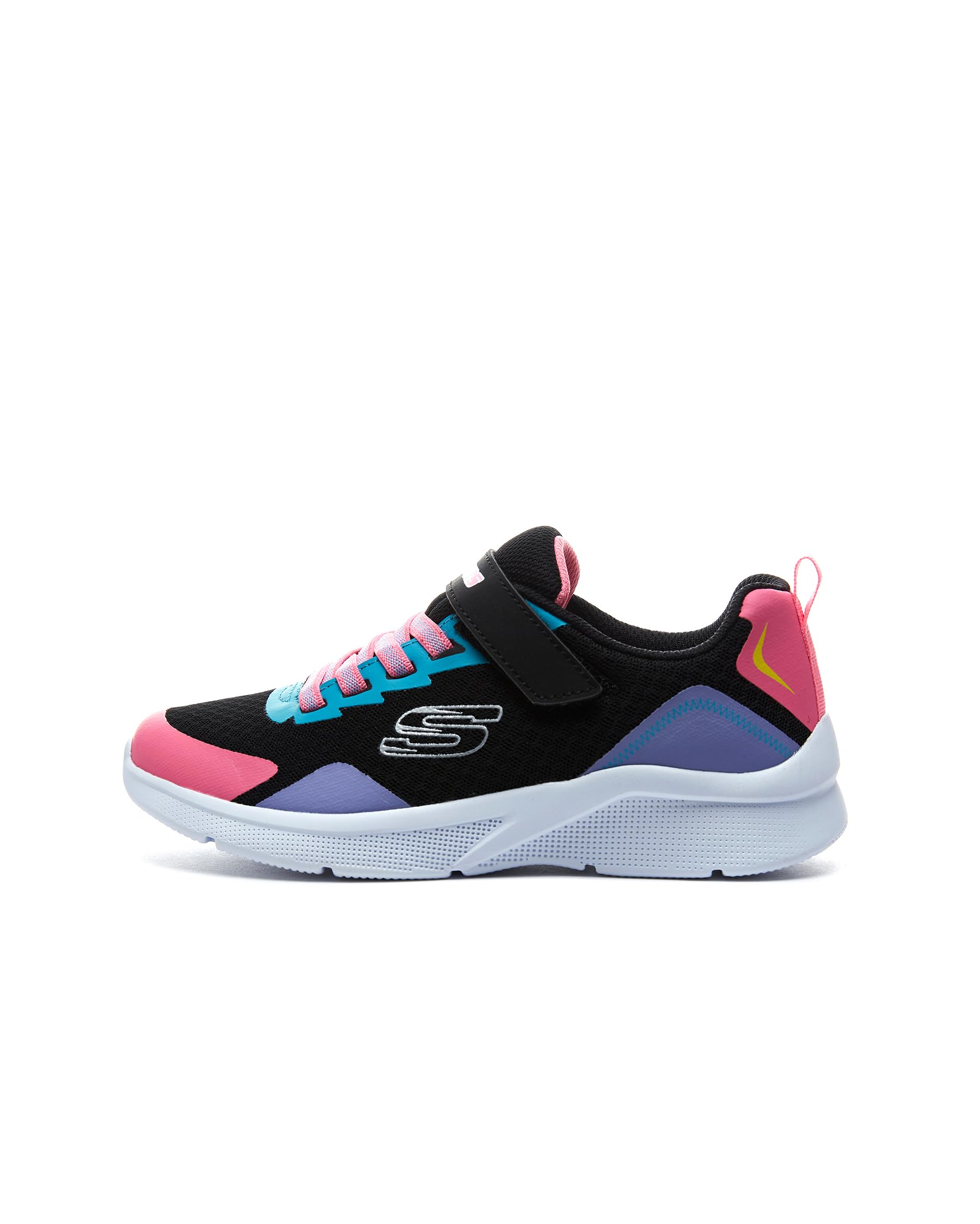 Skechers Girls Microspec - Bright Retros BKMT Sneaker - 11 Kids UK (12 US) (302348L) Black/Multi (B096WJVK3F) Amazon Price History, Amazon Price Tracker