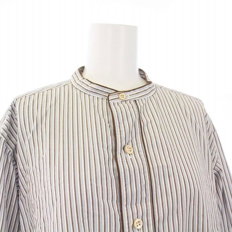 45R ダンプマルチストライプのパジャマドレス ワンピース 45Rダンプマルチストライプのパジャマドレス: WOMEN｜45R