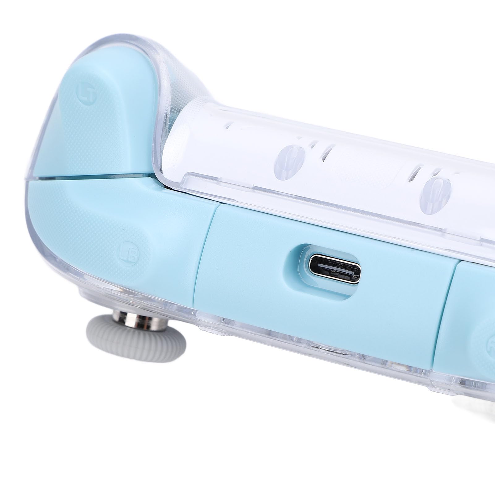 Hamwesh Controller Pro, Joystick Antideriva Effetto Hall Giroscopio a 6 Assi Motion Control Controller Pro, da Gioco BT con Dock di Ricarica Intelligente e App Mobile (WHITE)