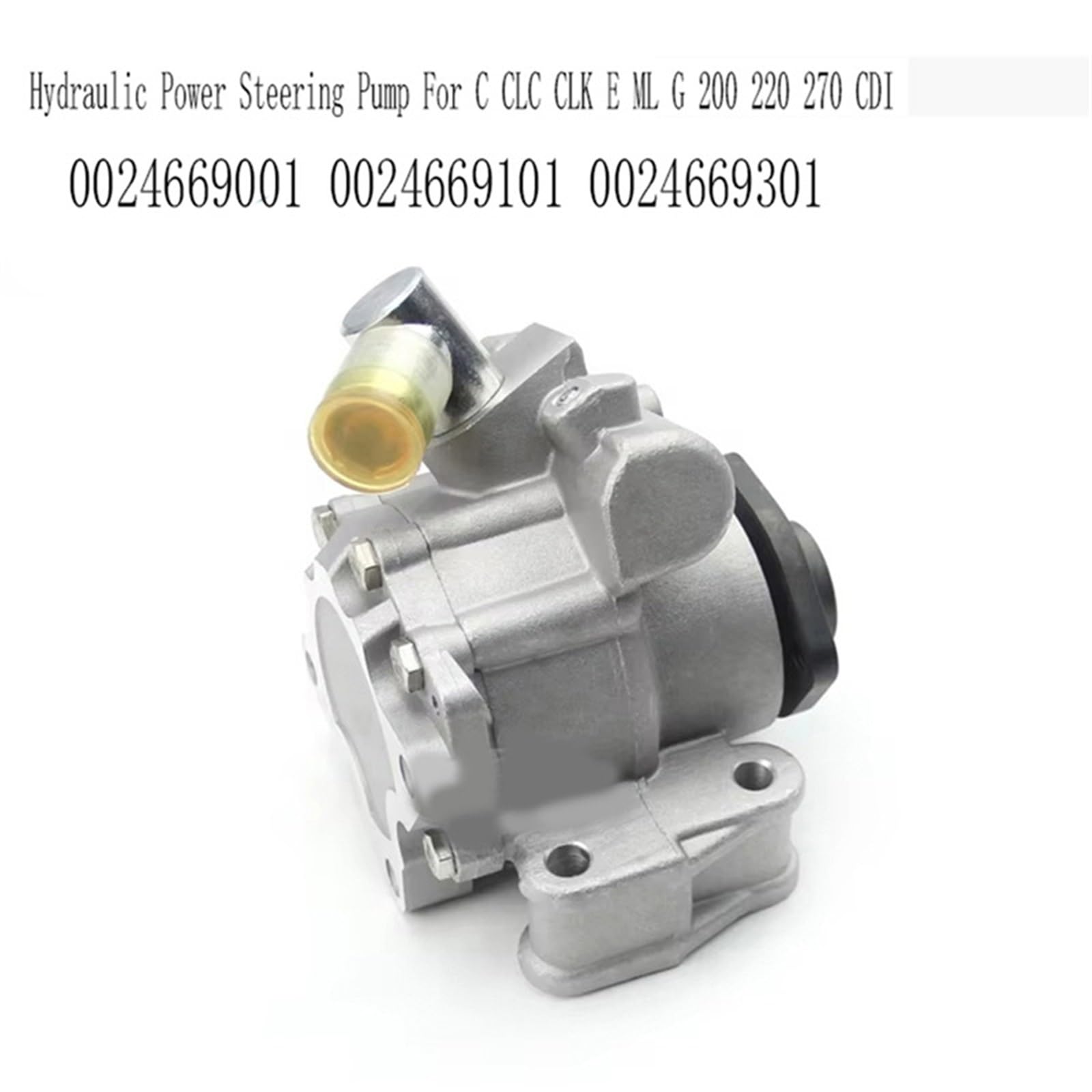 Pompa układu kierowniczego A10E-0024669001 Pompa hydraulicznego wspomagania kierownicy pasuje do Mercedesa C CLC CLK E ML G 200 220 270 CDI 0024669101 0024669301