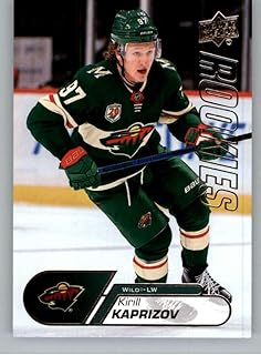 2020-21 Upper Deck NHL Star Rookies Box Set #25 Kirill Kaprizov RC Rookie Minnesota Wild Hockey Card from UD in Raw Ungrad...