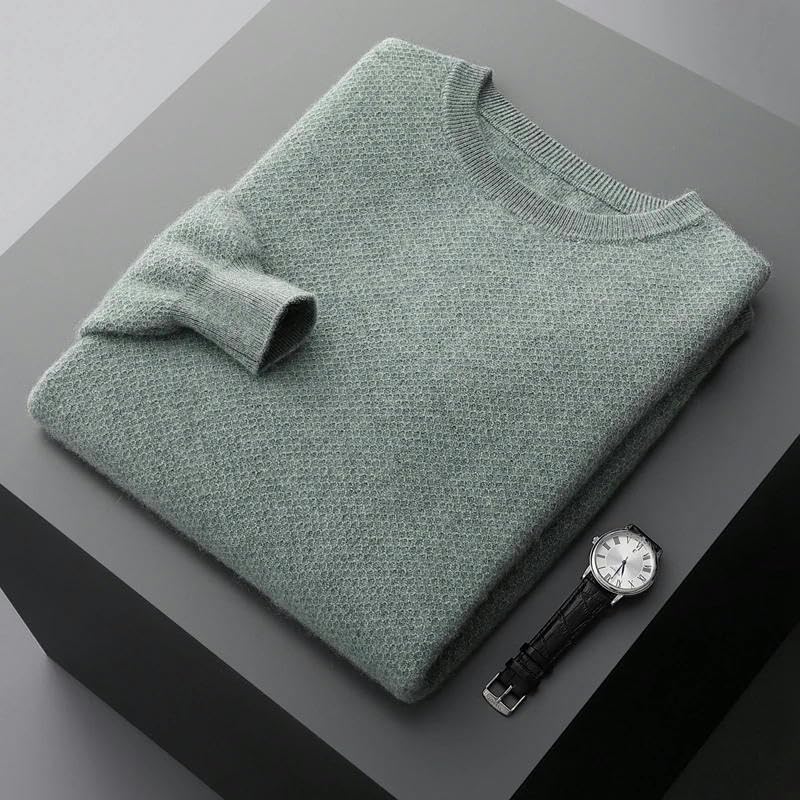 Men's Cashmere Sweater Pullover Long Sleeved Autumn Winter Round Neck Sweater Cashmere Sweater Casuals3