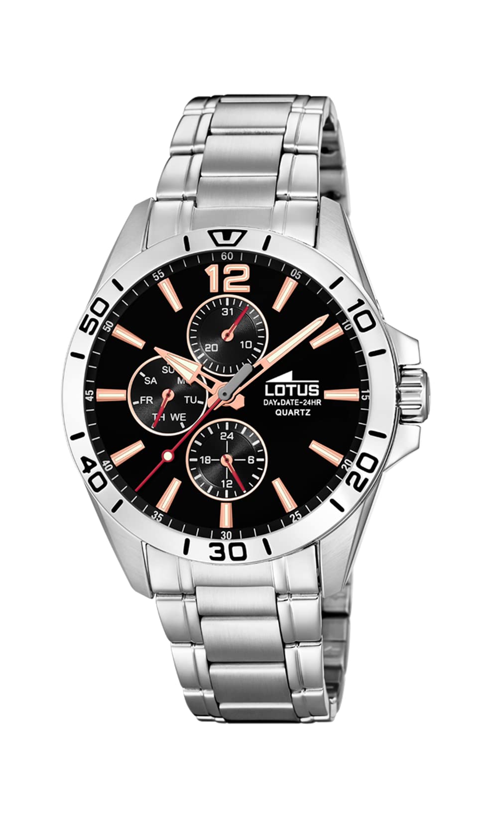 LOTUS Reloj Analógico para Hombres de Automático con Correa en Acero Inoxidable 18812/6