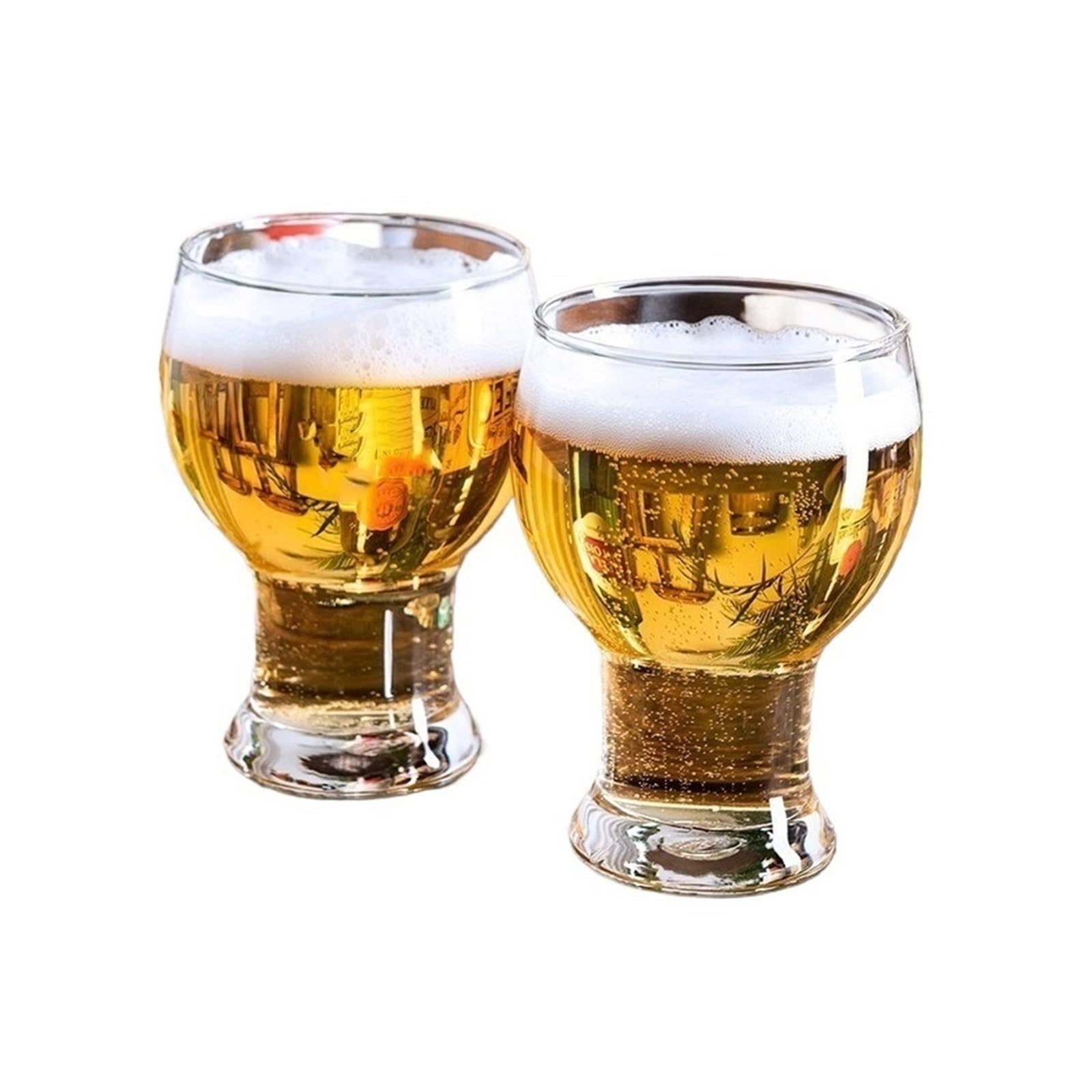Glasbecher, Bastelgläser, 2er-Set, 15,3 Unzen Pint, großes Fassungsvermögen, klares Trinken for Saft