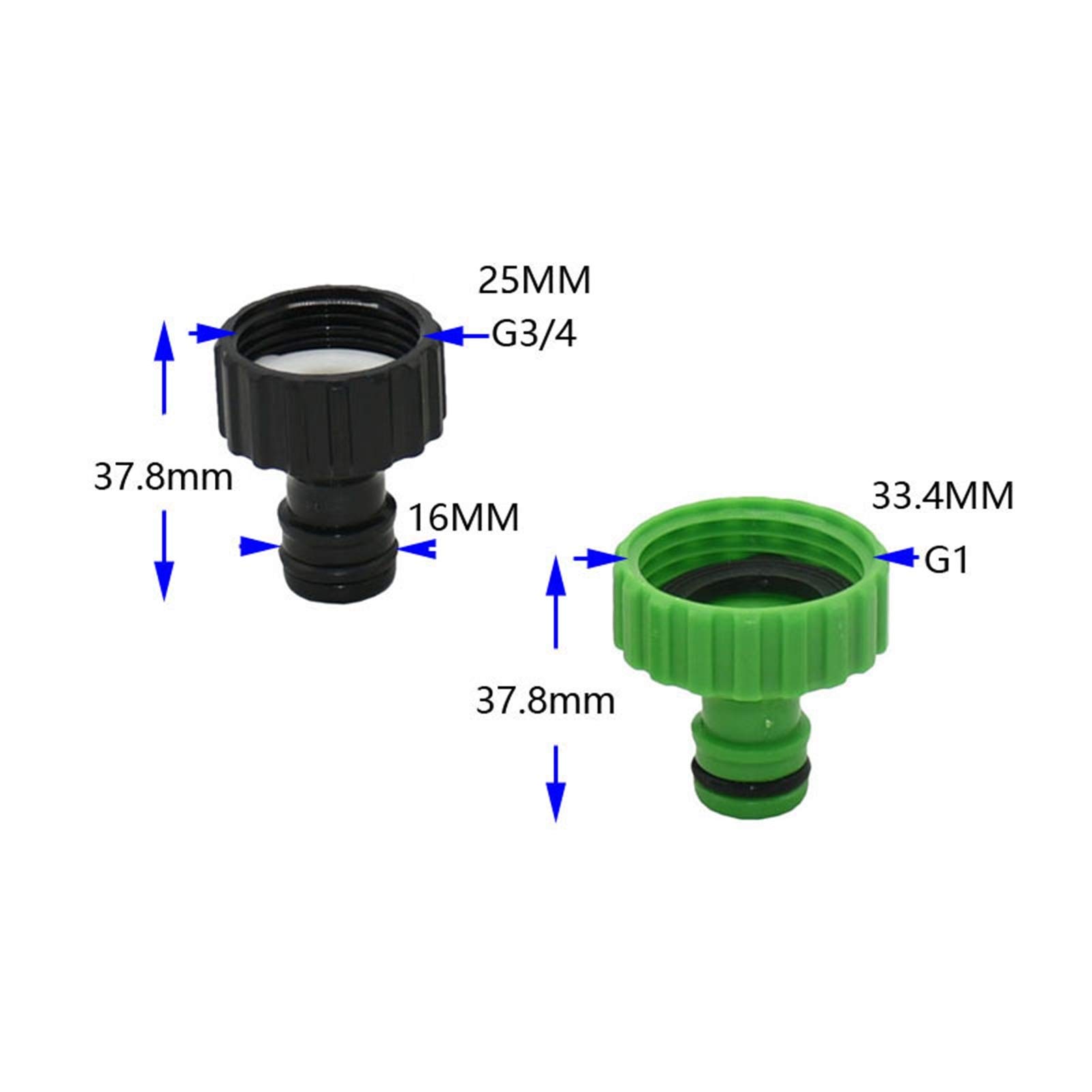 Giunzione di Tubi 3/4" 1" Female Giardino d'Acqua rapidi connettori con Filettatura Car Wash irrigazione di spruzzatore di Presa Rubinetto Girevole capezzoli Comune 60 pc Connettore del Tubo
