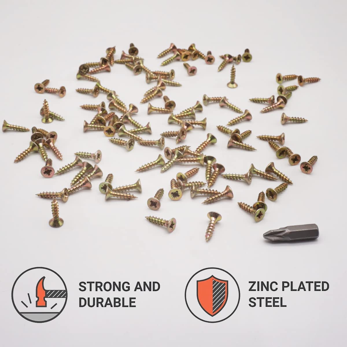 Index ACHT10C - Set 100 Viti Antigiro Per Calcestruzzo, Zincate, 6.8mm, Per Carichi Pesanti - Foto 6