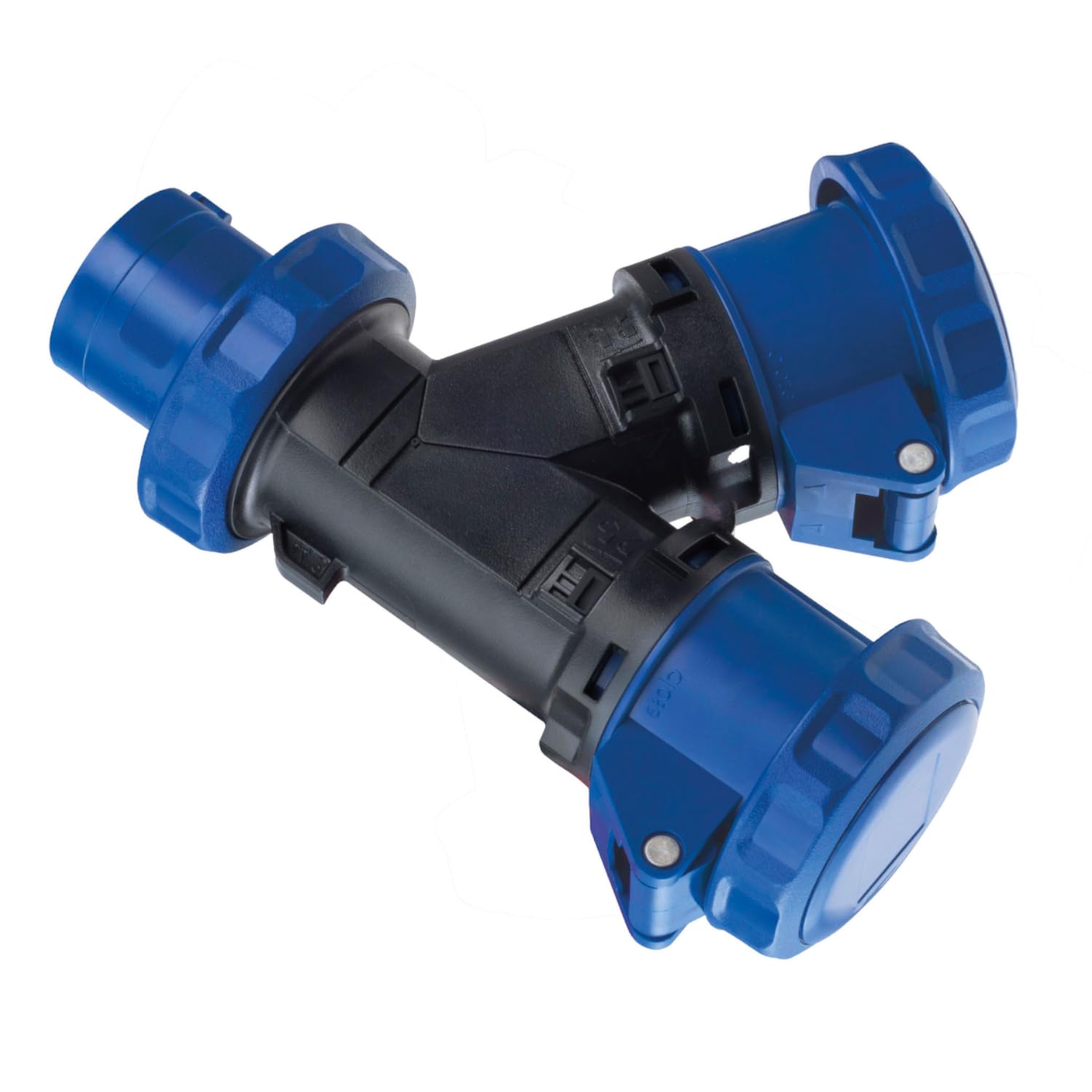 CEE 220V 230V 230V 3-biegunowy 2P+T przemysłowy adapter wtykowy CEE 220 V 230 V 3 Poli 2P T 16A, IP67, do użytku zewnętrznego, niebieski