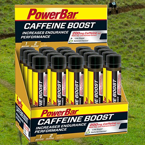 Powerbar Caffeine Boost Ampollas 20 x 25ml   Suplemento con 200 MG de cafeína