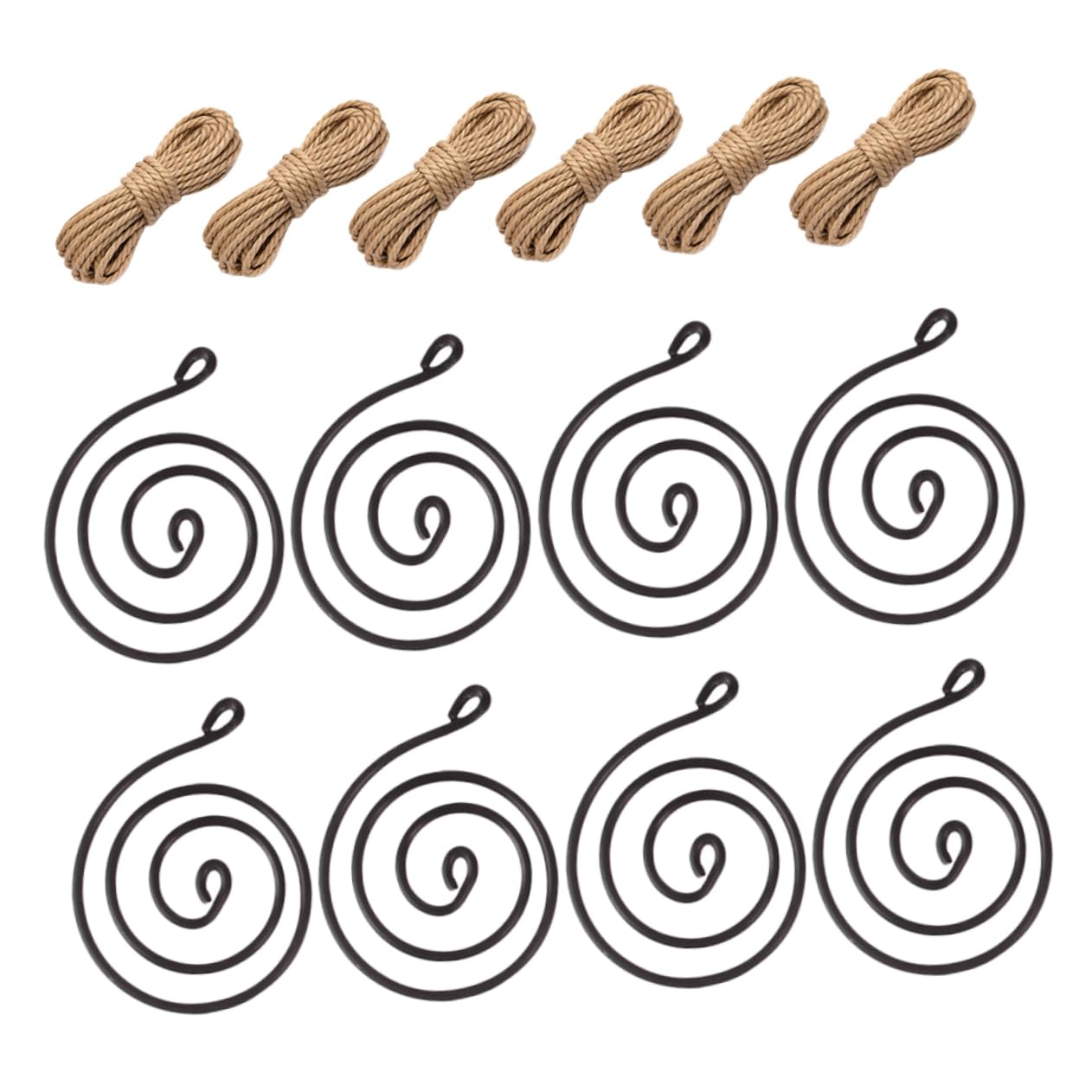 SEWOART Aluminum Air Plant Hangers Set Pcs Small Air Plant Holders for Balcony Hotel Decor