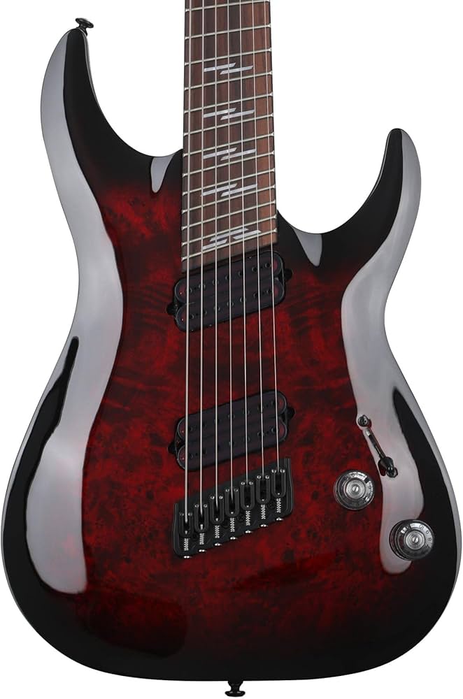 Amazon.com: Schecter Omen Elite-7 Multiscale Electric Guitar