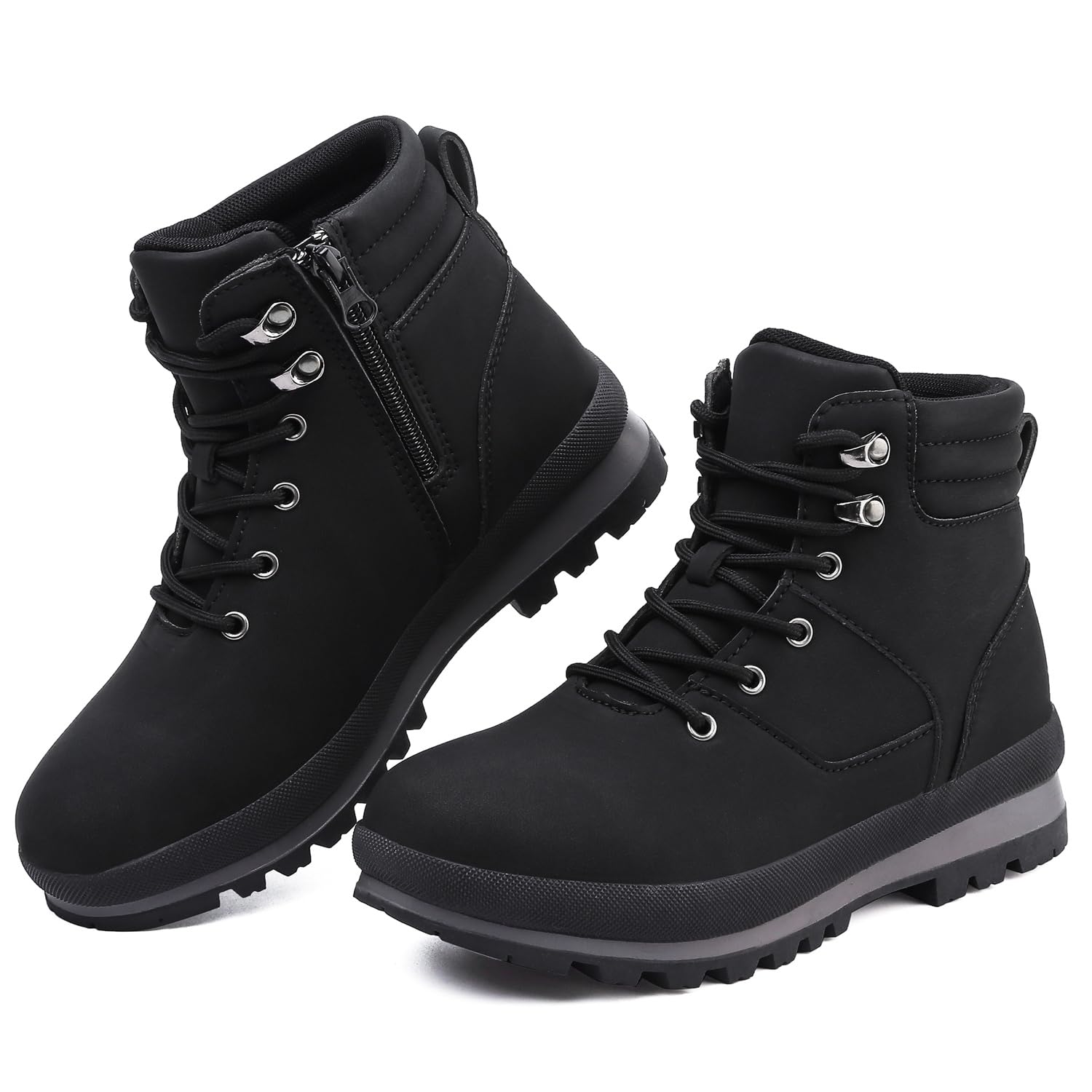 Hiking Shoes for Women Work Boots Hiking Boots Waterproof Calf Lace Up Boots Lightweight Non-Slip Outdoor Trekking-image-19