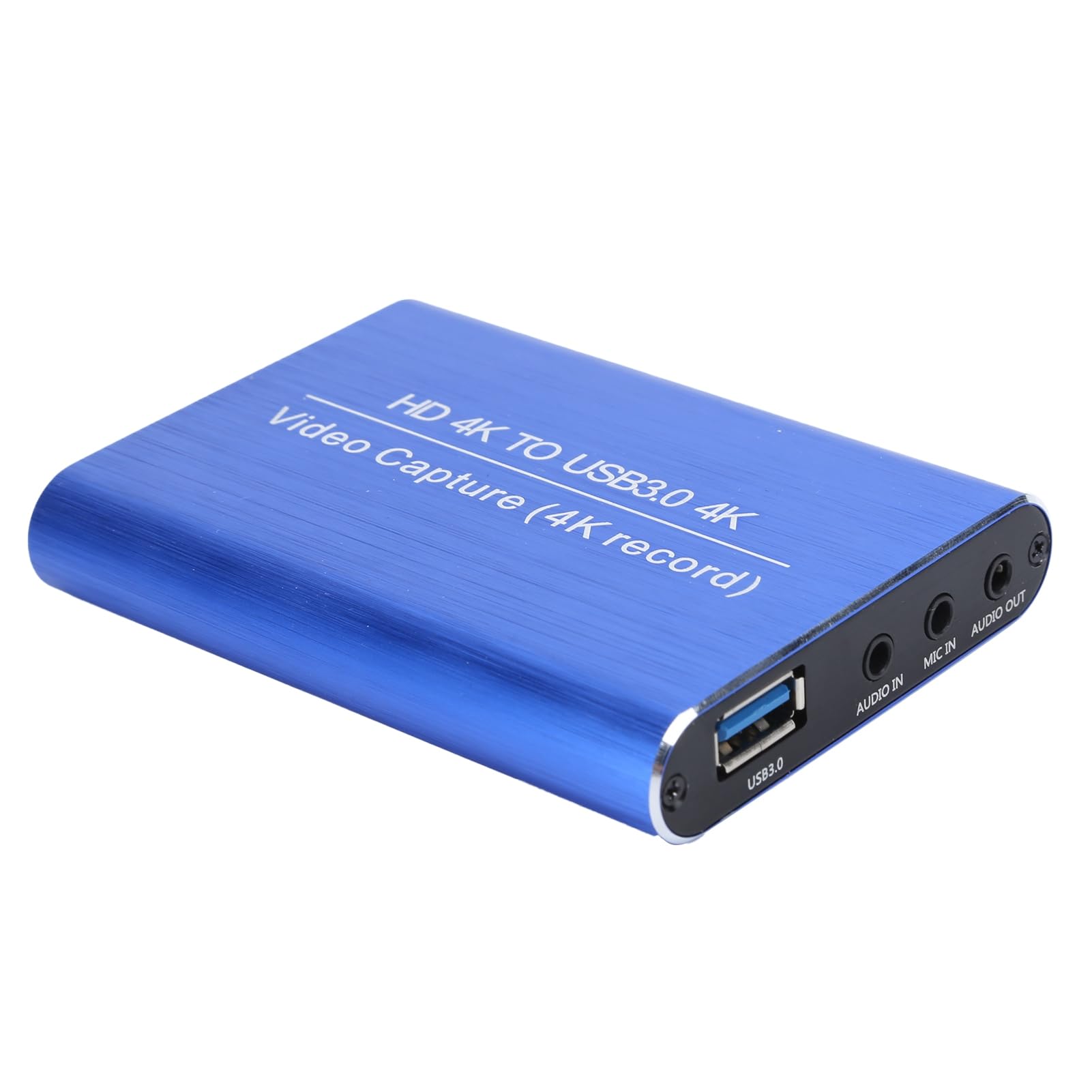 Jeanoko Scatola per Streaming Live per Registrazione di Giochi, Scheda di Acquisizione Video USB 3.0 Ad Alta velocità per Streaming 4K 1080P 60FPS, Ideale per i Giocatori, Leggera e Portatile