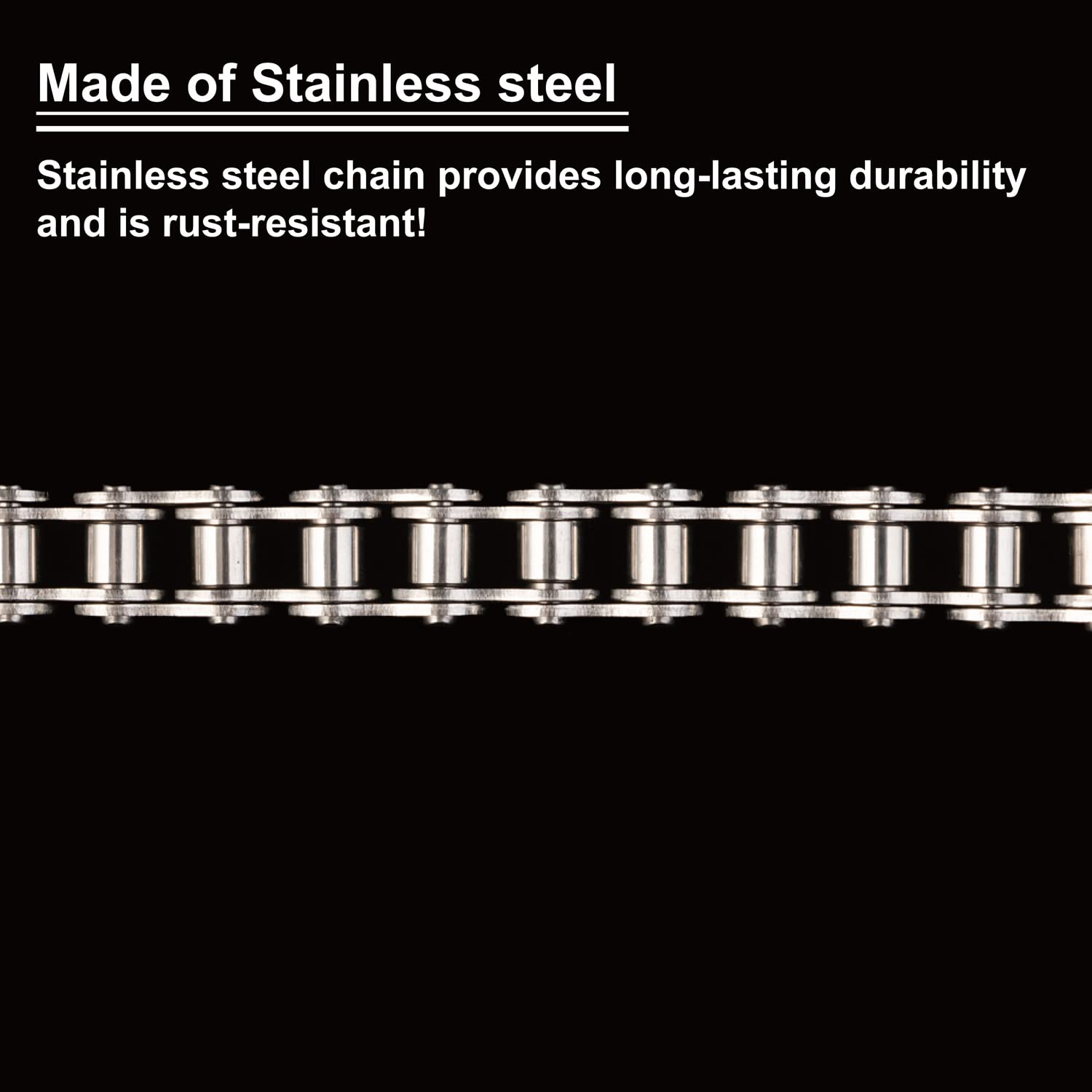 Amazon.com: Gudwells ANSI #40SS 08A Stainless Steel Roller Chain