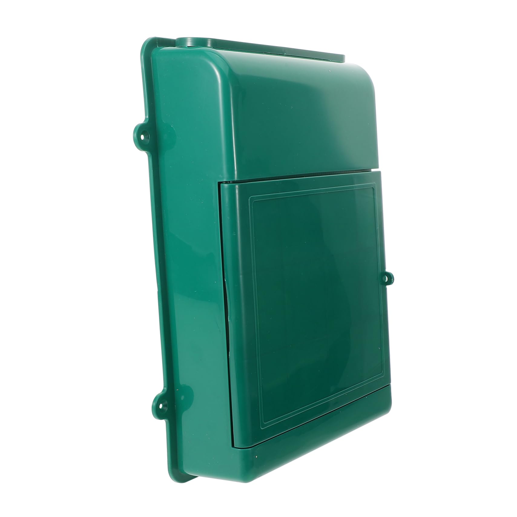 Buzón de exterior verde impermeable montaje en pared caja para correo y sugerencias para casa y oficina