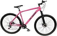 Bicicleta Aro 29 KSW XLT 21 Velocidades MTB Index Disco Mecânico Suspensão 80mm Unissex