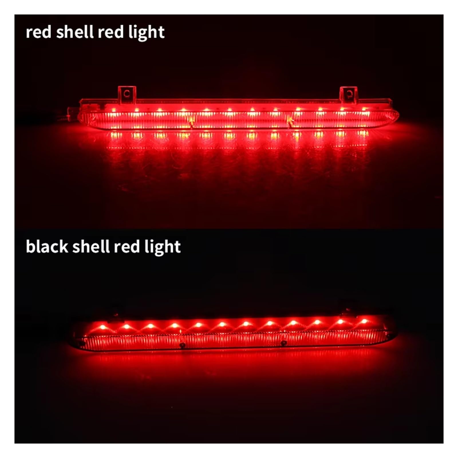 Terza luce freno posteriore 1×per BMW Per MINI Per Cooper 06-13 Per Countryman R60 10-16 Montaggio A LED Fanale Posteriore Auto Arresto Avvertimento Lampada Terza Luce Stop A LED(Black Lens)