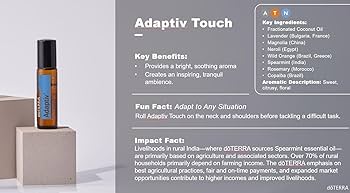 Amazon.com: doTERRA Adaptiv™ Touch Calming Blend, 10 mL : Health