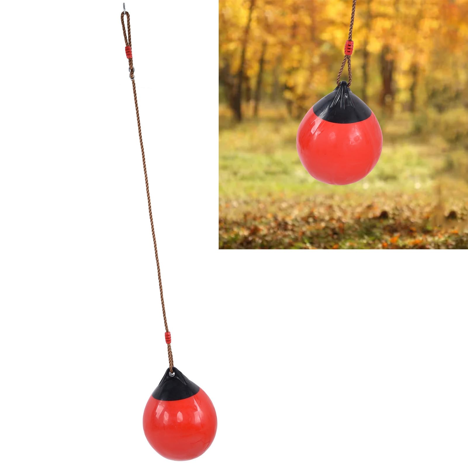 Tbest Nadmuchiwane Huśtawka dla Dzieci 29 Cm, Miękka i Bezpieczna
