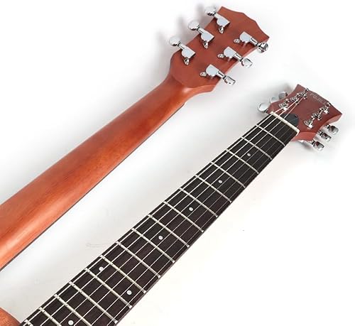 Miniatura 5 de Fojill Guitarra Acústica Eléctrica Construido En Efecto Portátil Viaje Silencioso (